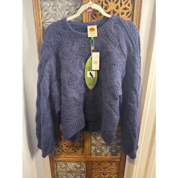 FARM Rio Sweaters - 55. Farm Rio NWT blue sweater M